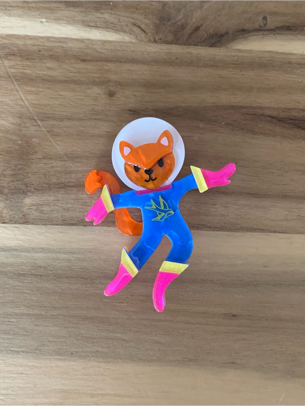 Erstwilder Cosmic Kitty Brooch cat pin NWOT